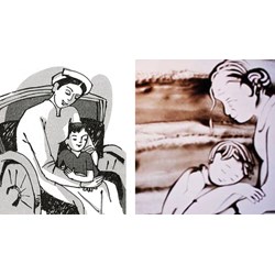 Dàn ý Phân tích nhân vật bé Hồng trong đoạn trích Trong lòng mẹ