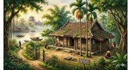 Tóm tắt Ngôi nhà tranh của cụ Phan Bội Châu ở bến Ngự hay nhất