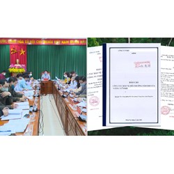 Nội dung chính báo cáo công tác bảo vệ môi trường của UBND huyện