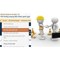 Tra cứu thông tin về tình trạng pháp lý của nhà thầu ở đâu?