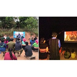 Ngân sách nhà nước bảo đảm bao nhiêu phần trăm cho việc phổ biến phim ở vùng đồng bào dân tộc thiểu số?