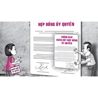 Thông báo về việc chấm dứt giấy ủy quyền thực hiện như thế nào?
