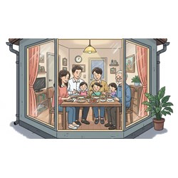 Nghị luận “Nhà là nơi không cần quá rộng, chỉ cần có đủ yêu thương”