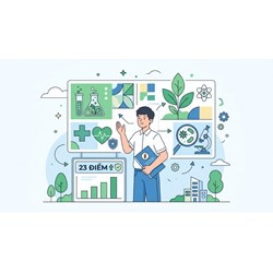23 điểm khối B thi THPT năm 2026 nên chọn trường, ngành nào?
