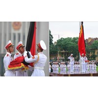Hướng dẫn cách treo cờ rủ trong Lễ Quốc tang theo đúng quy định