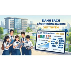 Danh sách các trường đại học xét tuyển khối C03 năm 2026 mới nhất