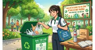 Nghị luận về Cấm sử dụng vật dụng bằng ni lông để bảo vệ môi trường