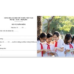 Mẫu Bản tự kiểm điểm tổng kết năm học 2024-2025 cho học sinh các cấp