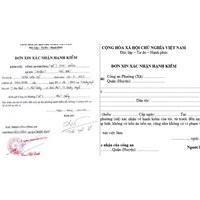Xin giấy xác nhận hạnh kiểm ở đâu? Cần những giấy tờ gì?