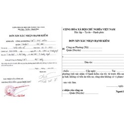 Xin giấy xác nhận hạnh kiểm ở đâu? Cần những giấy tờ gì?