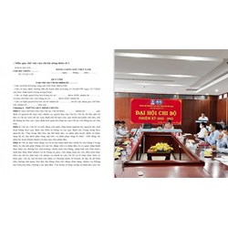 Mẫu quy chế làm việc của chi bộ nông thôn, tổ dân phố mới nhất