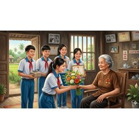 Kể lại một hoạt động xã hội: thăm Mẹ Việt Nam Anh hùng