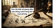 Tóm tắt Một số giọng điệu của tiếng cười trong thơ trào phúng