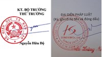 Hướng dẫn cách ký tên, đóng dấu lên chữ ký đúng luật