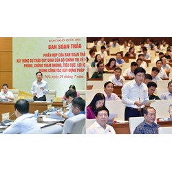 Đã có Quy định 178 về phòng chống tham nhũng trong công tác xây dựng pháp luật