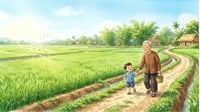 Phân tích bài thơ cùng ông thăm lúa của Nguyễn Lãm Thắng