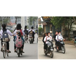Những hành vi vi phạm Luật giao thông của học sinh thường gặp