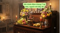 Văn khấn Rằm tháng 7 tại nhà, ngoài trời đầy đủ nhất