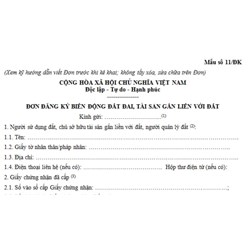 Đăng ký biến động đất đai năm 2024 và những điều cần biết