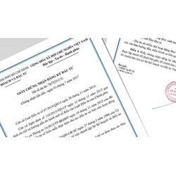 Thủ tục cấp Giấy chứng nhận đăng ký đầu tư mới nhất