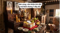 Bài cúng, văn khấn khi đốt mã Rằm tháng 7 đầy đủ