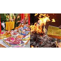 Bài cúng, văn khấn khi đốt mã Rằm tháng 7 đầy đủ
