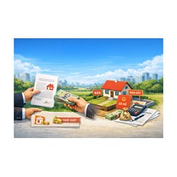 Cách tính thuế chuyển nhượng đất mới nhất
