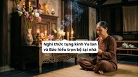 Nghi thức tụng kinh Vu lan và Báo hiếu trọn bộ tại nhà