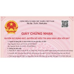 Sổ đỏ chính thức có mã QR theo Thông tư 10/2024/TT-BTNMT