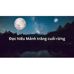 Đọc hiểu Mảnh trăng cuối rừng của Nguyễn Minh Châu