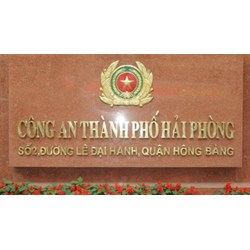 Địa chỉ, số điện thoại đường dây nóng Công an TP Hải Phòng