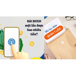 Hướng dẫn cách rút bảo hiểm xã hội 1 lần online năm 2024