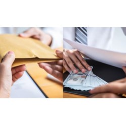 Hành vi tham nhũng trong và ngoài khu vực nhà nước gồm?