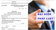 Mẫu thông báo thay đổi người đại diện theo pháp luật mới nhất