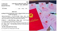 Mẫu biên bản của Hội đồng đăng ký đất đai lần đầu năm 2024