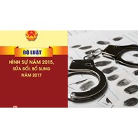 Bộ luật Hình sự mới nhất và các nghị định, thông tư hướng dẫn