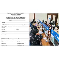 Mẫu tờ khai yêu cầu cấp Phiếu lý lịch tư pháp số 1 mới
