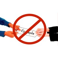 Các trường hợp không được ủy quyền trong lĩnh vực dân sự