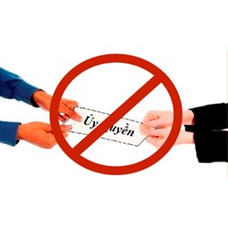 Các trường hợp không được ủy quyền trong lĩnh vực dân sự