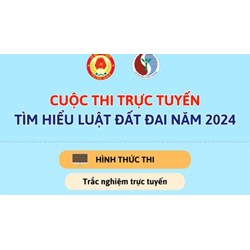 Đáp án cuộc thi trực tuyến tìm hiểu Luật đất đai 2024 (tuần 2)
