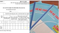 Mẫu sổ kế toán của hộ kinh doanh và cá nhân kinh doanh