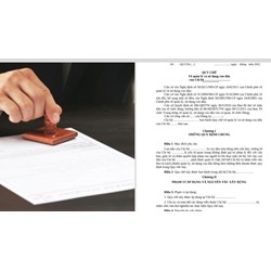 Mẫu quy chế quản lý và sử dụng con dấu công ty mới nhất