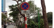 Biển cấm dừng, đỗ có hiệu lực sau biển bao nhiêu mét?