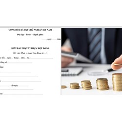 Mẫu Biên bản phạt vi phạm hợp đồng mới nhất và cách lập