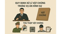 Quy định xử lý vật chứng trong vụ án hình sự như thế nào?