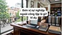 Đơn vị sự nghiệp ngoài công lập là gì? Ví dụ