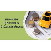 Cách tính lệ phí trước bạ với xe máy năm 2024