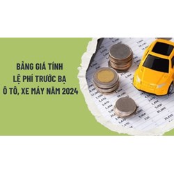 Cách tính lệ phí trước bạ với xe máy năm 2024