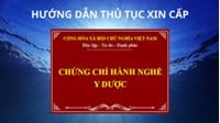 Nộp hồ sơ làm chứng chỉ hành nghề dược online