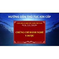 Nộp hồ sơ làm chứng chỉ hành nghề dược online